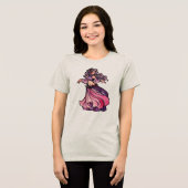 Belly Dancer Goddess Tri-Blend Shirt (Vorderseite voll)