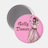 Belly Dancer Habibi Magnet (Vorderseite/Rückseite)