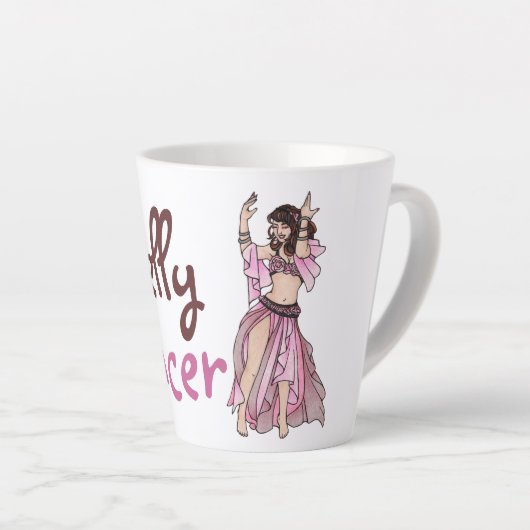 Belly Dancer Habibi Milchtasse (Rechte Ecke)