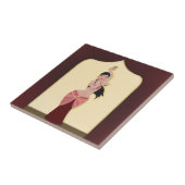 Belly Dancer Middle Eastern Tänzer Fliese (Seite)