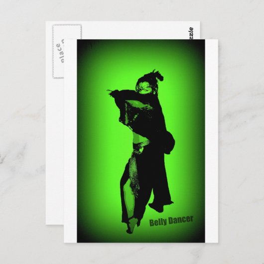 Belly Dancer Postkarte (Vorne/Hinten)