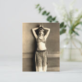 Belly Dancer Postkarte (Stehend Vorderseite)