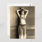 Belly Dancer Postkarte (Vorne/Hinten)