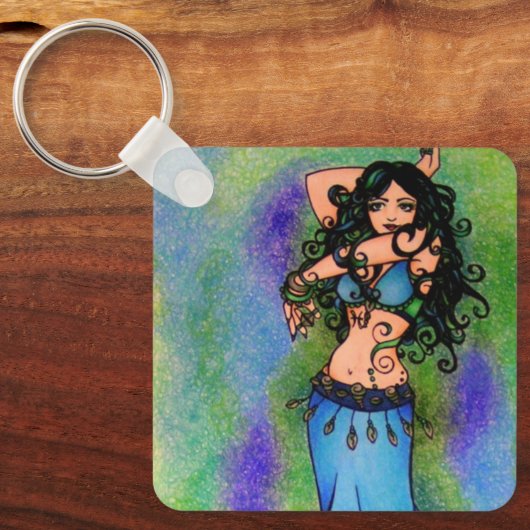 Belly Dancer Schlüsselanhänger (Vorderseite)