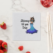 Belly Dancer Serviette (Beispiel)