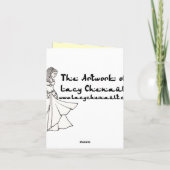 Belly Dancer Thank You Dankeskarte (Rückseite)