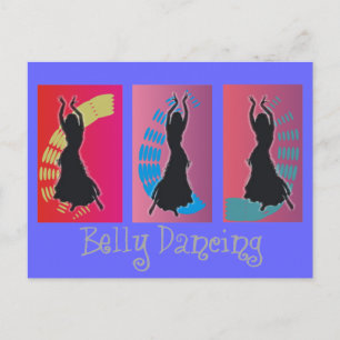 Belly Dancing Art Geschenke Postkarte