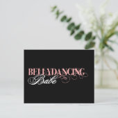 Belly Dancing Babe Postkarte (Stehend Vorderseite)