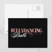 Belly Dancing Babe Postkarte (Vorne/Hinten)