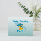Belly Dancing Chick #3 Postkarte (Stehend Vorderseite)