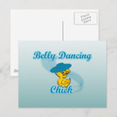 Belly Dancing Chick #3 Postkarte (Vorne/Hinten)