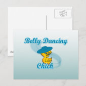 Belly Dancing Chick #3 Postkarte (Vorne/Hinten)