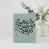 Belly Dancing Raqs Belly Dancer                    Postkarte (Stehend Vorderseite)