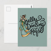 Belly Dancing Raqs Belly Dancer                    Postkarte (Vorne/Hinten)