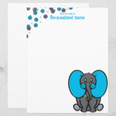 Belly Phant Dots unbeschichtetes Blatt (Vorne/Hinten)