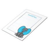 Belly Phant Gray Lined Notizblock (angewinkelt)