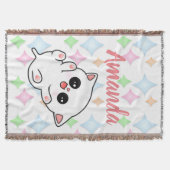 Belly Rub Time Kitten Decke (Vorderseite)