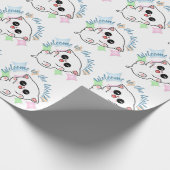Belly Rub Time Kitten Geschenkpapier (Ecke)