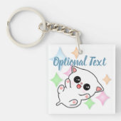 Belly Rub Time Kitten Schlüsselanhänger (Vorderseite)