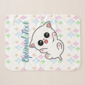 Belly Rub Time Kitten Sherpadecke (Vorderseite (Horizontal))