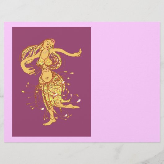 Belly Tänzer Flyer (Vorne)