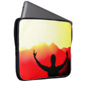 Belly Tänzerin Sunrise Laptopschutzhülle (Vorne Rechts)