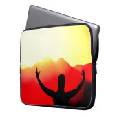 Belly Tänzerin Sunrise Laptopschutzhülle (Vorderseite Links)