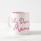 Belly tanzt Mama! Zweifarbige Tasse (Vorderseite Links)