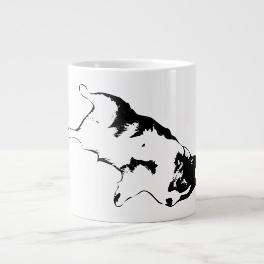 Belly-Up-Bliss Jumbo-Tasse (Vorderseite)