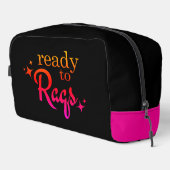 Bellydance "ready to Raqs" Make-up Bag Waschbeutel (Rechte Ecke)