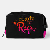 Bellydance "ready to Raqs" Make-up Bag Waschbeutel (Rückseite)