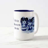 Bellydance Zweifarbige Tasse (VorderseiteRechts)