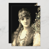 Bellydancer hafla boho Sinti und Roma Hochzeit Einladung (Vorne/Hinten)