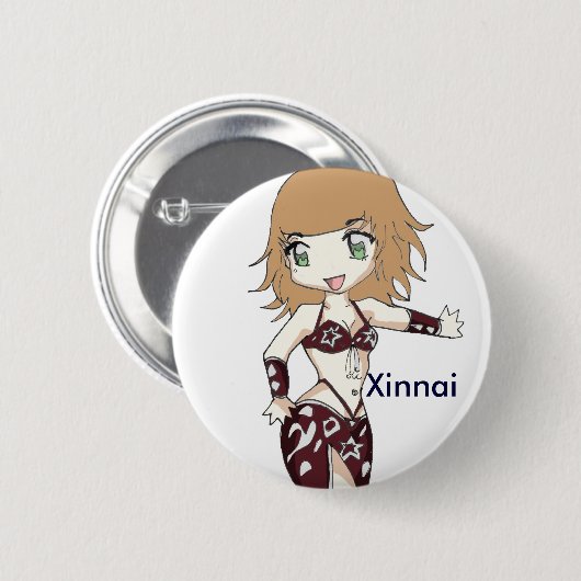 BellyDancer Knopf 3 Button (Vorne & Hinten)