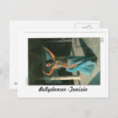 BELLYDANCER - TUNISIA POSTKARTE (Vorne/Hinten)