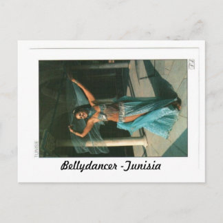 BELLYDANCER - TUNISIA POSTKARTE