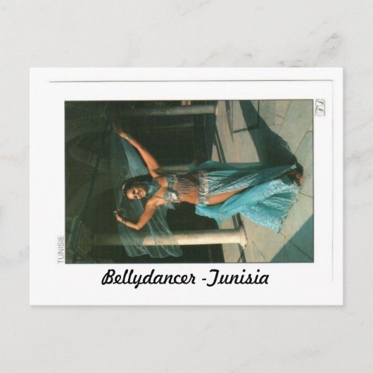 BELLYDANCER - TUNISIA POSTKARTE (Vorderseite)