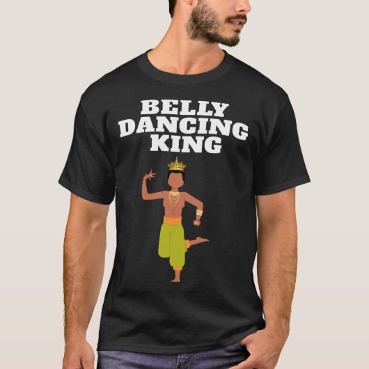 Bellydancing King Boys and Mens Bellydancing T-Shirt (Vorderseite)
