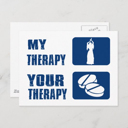 Bellydancing Postkarte (Vorne/Hinten)