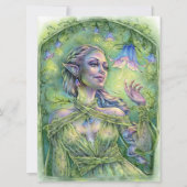 Bellz Art Card Fee Elf Magic Fantasy Forest Blume (Vorderseite)