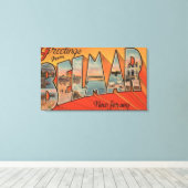 Belmar, New Jersey - Große Buchstabenszenen Leinwanddruck (Insitu (Holzboden))