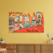 Belmar, New Jersey - Große Buchstabenszenen Leinwanddruck (Insitu (Wohnzimmer))