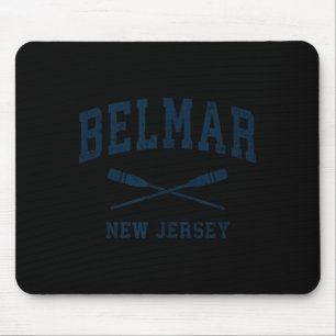 Belmar New Jersey Vintage-nautische Paddel Sport Mousepad