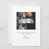 Belmont Foto Wedding Einladung (Rückseite)