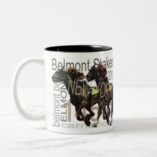 Belmont Stakes 145 Zweifarbige Tasse (Links)