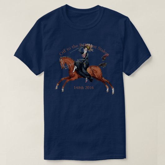 Belmont Stakes 2016 Pferderennen T-Shirt (Design vorne)