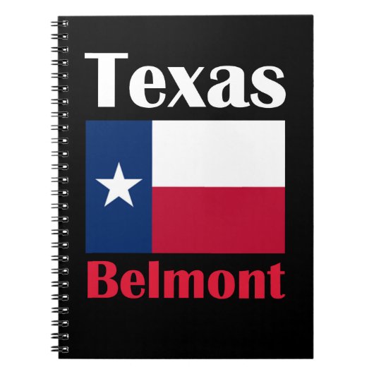 Belmont TX Notizblock (Vorderseite)