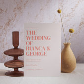 Belmont Vertical Wedding Einladung