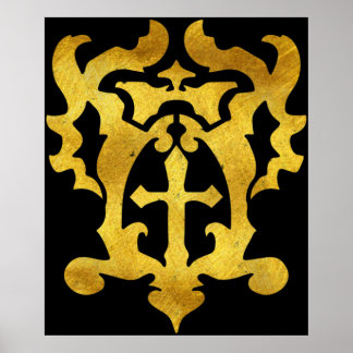 Belmont Wappen Poster