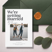 Belmont Wedding Save the Date Einladung